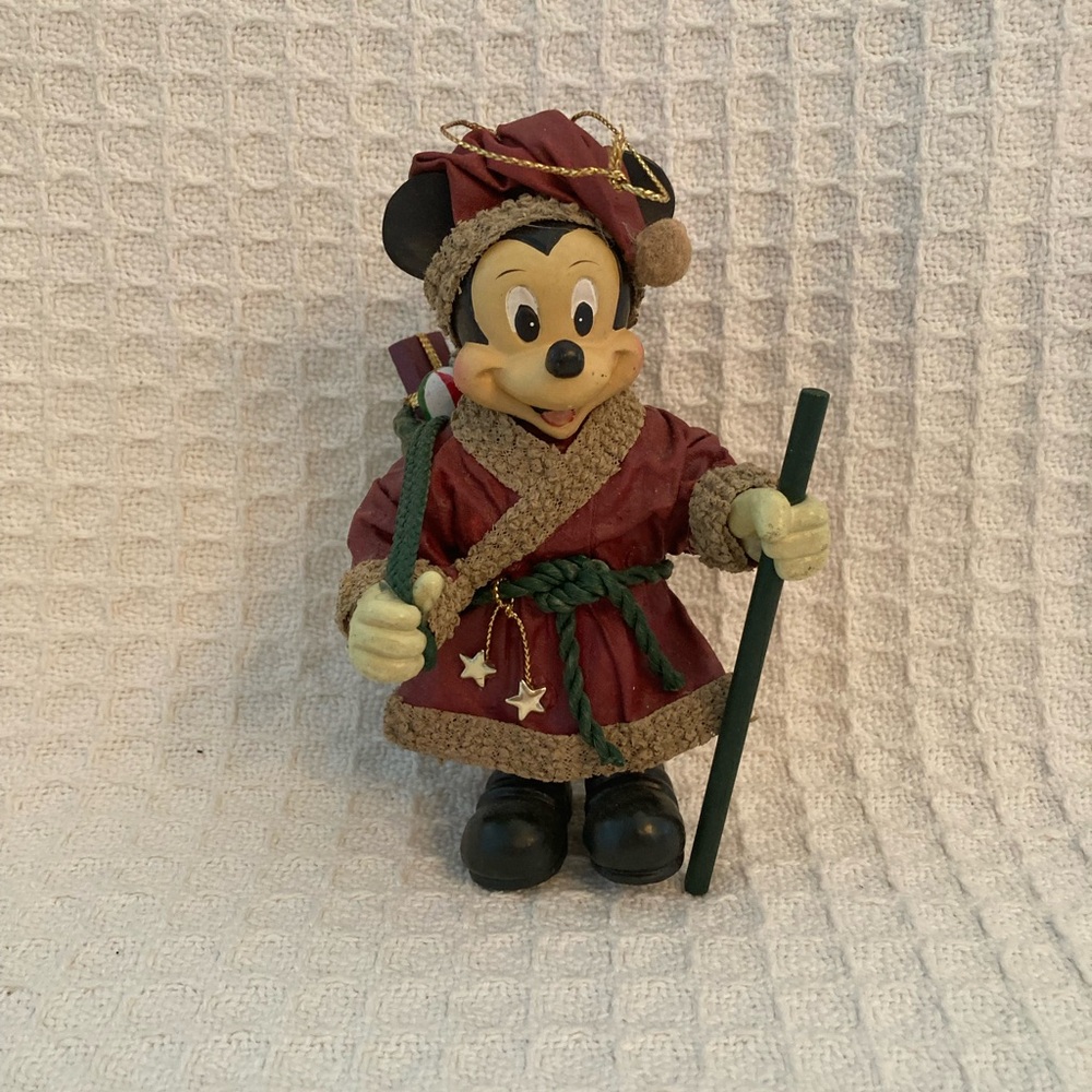 The Walt Disney Co./Kurt Adler Vintage Mickey Mouse Santa Ornament Taiwan 1989